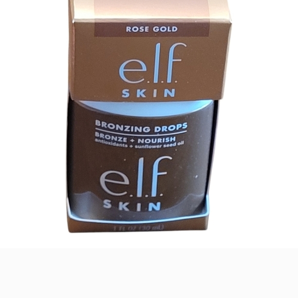 NEW Elf Skin Bronzing Drops Rose Gold Tinted Serum For Fair to Medium Complexion - Picture 3 of 8